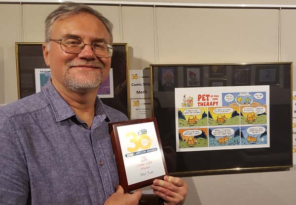 Phil Judd - Winner of Best Cartoon Strip - Coffs Harbour Rotary Cartoon Awards